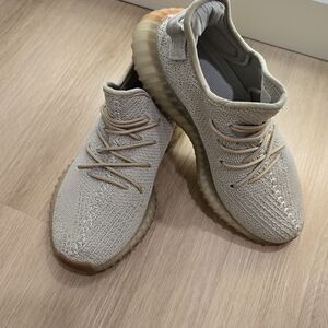 Tan Yeezy Boost Sneakers